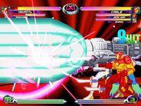 une photo d'Ã©cran de Marvel VS Capcom 2 sur Sega Dreamcast